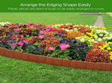 Plastic Lawn Edging, Interlocking Garden Landscape Border, 20Piece 16ft Flexible PP Garden Edging 17884576