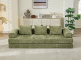 Comfy Convertible Folding Mattress Couch, Floor Bed, Chenille Floor with Armrest, Floor W1143P330251
