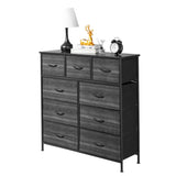 9 drawers, 6 large and 3 small, non-woven storage cabinets, cationic cloth surface non-woven 69134218
