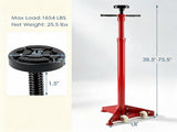 Adjustable Underhoist Support Jack Stand, 1654 LBS Max Load Triangular Base Hoist Support Stand with 69383809