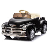 ZUN 12V Kids Ride On truck car w/parents control, Licensed Chevrolet 3100 pickup,electric car for W1396P147019