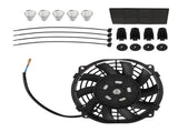 7" Universal Electric Radiator Cooling Fan 2900RPM 800CFM fit for Auto Black 12V 80W 41556574