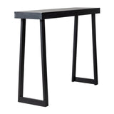 43.3 Inch Solid Wood Console Table for Entryway, Sofa Table Narrow Entryway Table for Hallway, 73212286