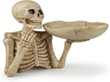 Skeleton Tray - Gothic Fruit Platter, Punk Style Candy Dish & Key Holder Halloween Candy Dish Decor 14467002