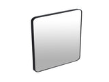 24 x 32 Inch Bathroom Mirror Black Aluminum Frame 74258517