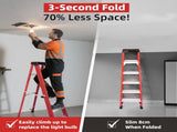 Fiberglass Ladder, 500 lb Load Capacity W2717P312090