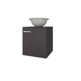 FM FURNITURE Pirtleville Bathroom Vanity with Integrated Sink and Faucet, Wengue B128P293880