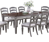 Light Grey And Cherry Contemporary Style 1pc Dining Table Wooden Frame Dining Room Furniture B011P287310