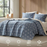 3 PCS Full/Queen Coverlet Set B035P366538
