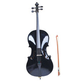 4/4 Wood Cello Bag Bow Rosin Bridge Black 68256691