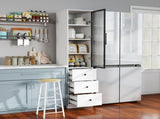 70.87" H Tall Bathroom Storage with 1 glass Door and 3 Drawer, Narrow Storage Unit, Floor W331P298186