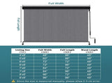 8'X6' Light Grey HDPE covered roller shutter 87355539