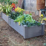 Over Ground Raised Garden Bed 96x28x10'', Large Long Planter Box for Outdoor, Tool-Free Assembly 83660771