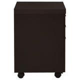 Cappuccino 3-Drawer File Cabinet B062P153729