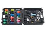 28-Piece Universal Radiator Pressure Tester Kit, Manual Pump with Color-Coded Test Caps, Coolant 61895304