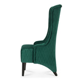 ZUN 23.03" Wide High-Back Velvet Accent Chair, Comfy High Wingback Chair, Living Room Chair with Soft W68041069