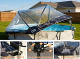 12 Foot Round Multifunctional All Weather Cover Pool Dome Enclosure for Outdoor Pools, Compatible 05357598