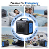 300W Portable Power Station, 296Wh 80000mAh Lithium Battery Generator Solar for Outdoor Camping RV 80597115