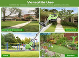 21V 300W Cordless Grass Trimmer Rechargeable Lawn Mower 18000M/Min Weed Cutter with Saw Blade 2 16783490