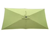 6 x 9ft Patio Umbrella Outdoor Waterproof Umbrella with Crank and Push Button Tilt without flap for 77971072
