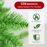 5FT Classic Pencil Christmas Tree is an 60-inch classic pencil-shaped Christmas tree suitable for 11105071
