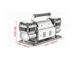 10.6CFM Dual-Cylinder Air Compressor, 12V 150PSI Heavy Duty Portable Tire Inflator with Digital 53945976