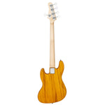 ZUN Gjazz Electric 5 String Bass Guitar Full Size Bag Strap Pick Connector 24859785