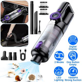 ZUN 3 In 1 Handheld Vacuum Cleaner Cordless Car Vacuum 15000PA Rechargeable Duster with 2 Modes 2 24705807