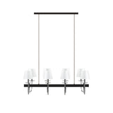 8-Light Traditional Chandelier with Drum Shades B03595699