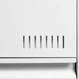 Filing Cabinet Lateral File Cabinet 3 Drawer, White Filing with Lock, Locking Metal File W1247118745