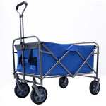 ZUN Outdoor Garden Multipurpose Micro Collapsible Beach Trolley Cart Camping Folding Wagon W321P206511