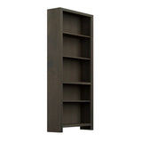 72 inch high 5-shelf Bookcase, No Assembly Required, Barnwood Finish GL-B108131553