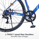 700C Road Bike ,7 Speed Road Bike, for Men Women ,Aluminum Alloy Frame W1019P233453