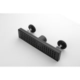 12 Inches Linear Shower Drain, Included Hair Strainer and Leveling Feet W2287P147616