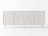 Shabby Chic Wood Sideboard Buffet Accent Bedroom Media Hallway Curio Kitchen Hutch Storage Cabinet W2263P503296