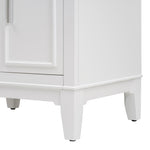 ZUN 24" Bathroom Vanity with Sink, Bathroom Vanity Cabinet with One Flip Drawer Doors, Solid Wood N725P171408K