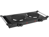 2000W Dual Burner Electric Hot Plate, 5 Temperature Settings , Portable Countertop Stove 15086821