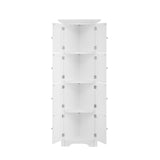 Tall Storage Cabinet with Doors and 4 Shelves for Living Room, Kitchen, Office, Bedroom, Bathroom, W1693111249