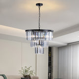 (Same as W1340102277/L5007) Black Luxury Crystal Chandelier Modern Chandeliers Lights Fixture W1340P189315