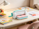 White Manual Die Cutting & Embossing Machine, 9 Inch Opening Portable Scrapbooking Machine with Full 22736772