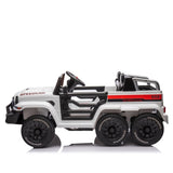 ZUN 24V Ride On Car for Kids Battery Powered Ride On 4WD Toys with Remote Control,Parents Can Assist in W1396128715