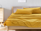 Bed Sheets 4-Piece Set OEKO-TEX Certified Bedding with Fitted Sheet, Flat Sheet & Pillowcases 97000284