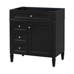 ZUN 30'' Bathroom Vanity without Top Sink, Modern Bathroom Storage Cabinet with 2s and a Tip-out N710P177299B