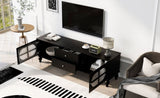 ZUN U-Can 68.9'' Modern TV Stand for TVs up to 75 Inches, Entertainment Center Media Console with Fluted N724P198475B