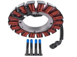 Cycle Electric Stator 3-Phase 50 Amp Fits for Harley-Davidson Touring Street Glide 2006-2016 11000340