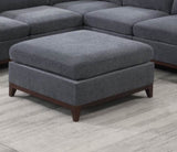 Modular Living Room Furniture Ottoman Ash Chenille Fabric 1pc Cushion Ottoman Couch B011104330