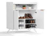 Shoe with grille panel, two doors, open top, and two hooks on the legs particleboard 99916761