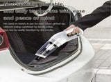 White folding handheld vacuum cleaner with four in one blowing, suction, charging, and suction 32314572