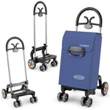 Blue Folding Shopping Cart 27888926