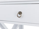 Nightstands Set of 2, Modern End Table Side Table with 1 Drawer and Storage Shelf, White 43509847